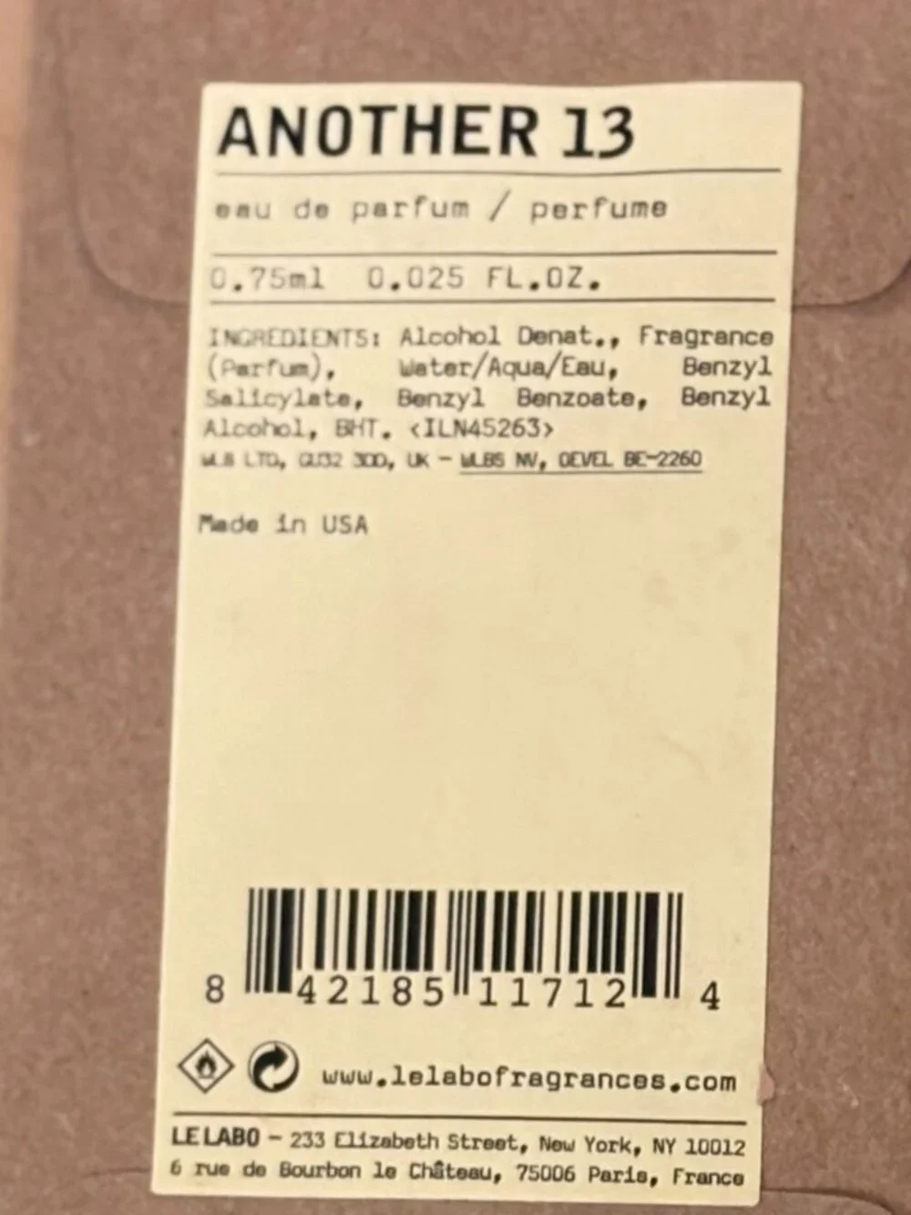 Le Labo Trio Fleur D Oranger 27, Another 13, Jasmin 17 Sealed New - Picture 3 of 4